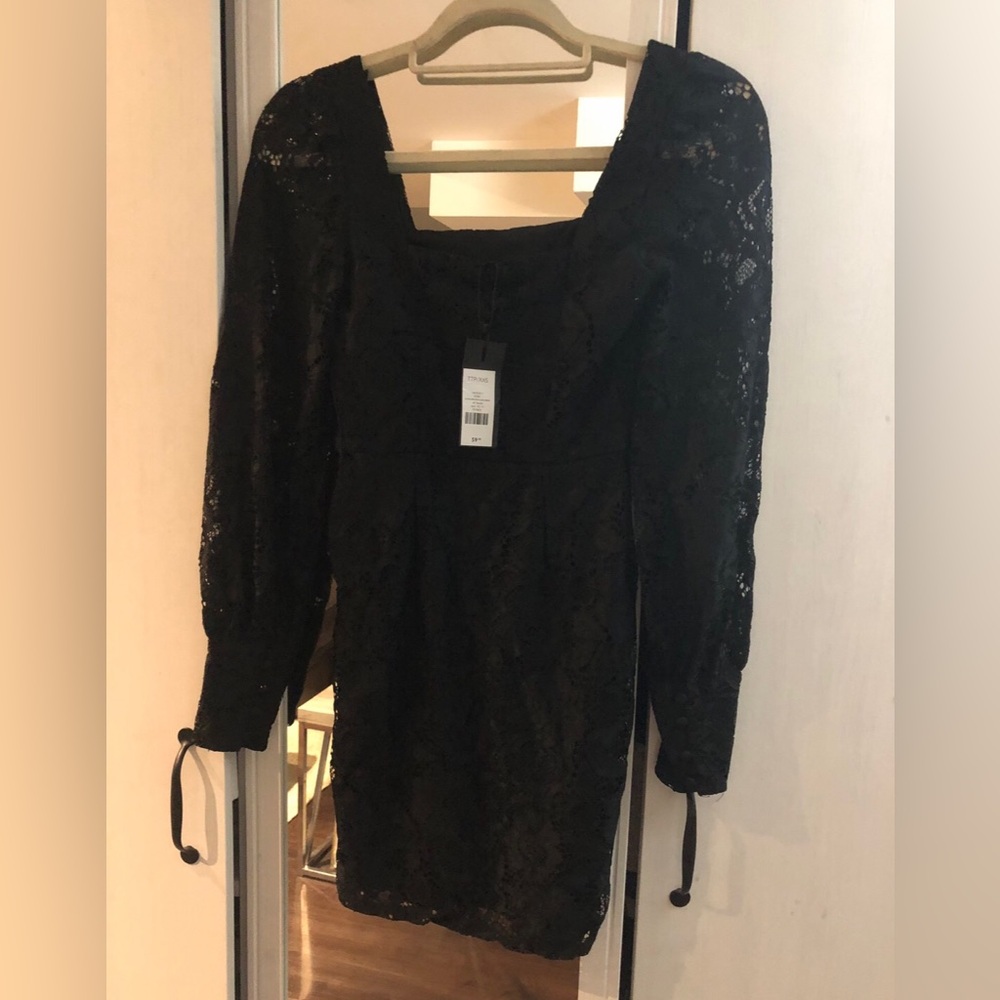 BNWT Dynamite Women’s Elegant Black Lace Dress - XXS - Picture 6 of 11